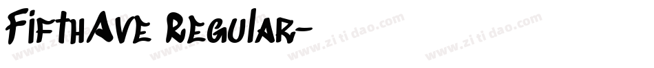 FifthAve Regular字体转换